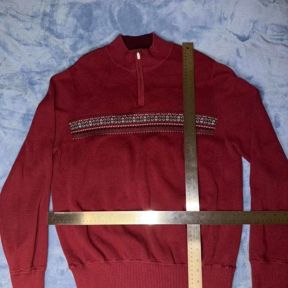 Vintage High sierra 1/4th ziper ralph lauren look alike sweater men's size large - Picture 4 of 6